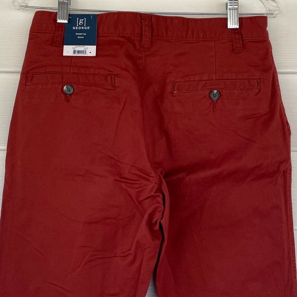 GEORGE Tapered Chino Pants Sz 29X30 - Picture 5 of 8